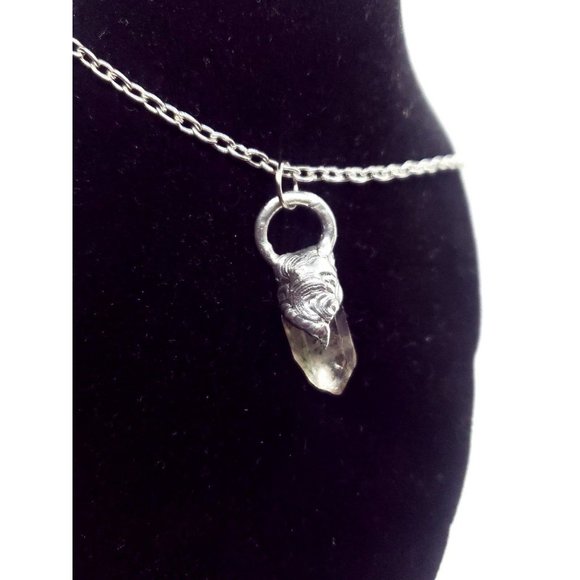 Green ghost quartz Necklace phantom quartz necklace - Picture 2 of 12